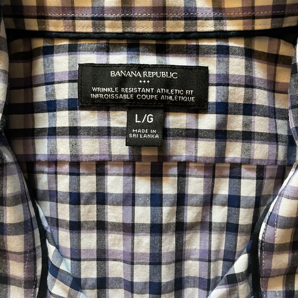 NWOT Banana Republic athletic fit dress shirt